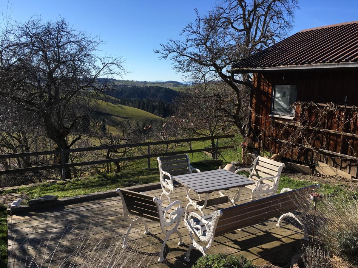 3,5 Zimmerferienwohnung Schwalbenaescht Rueeggisberg Extérieur photo